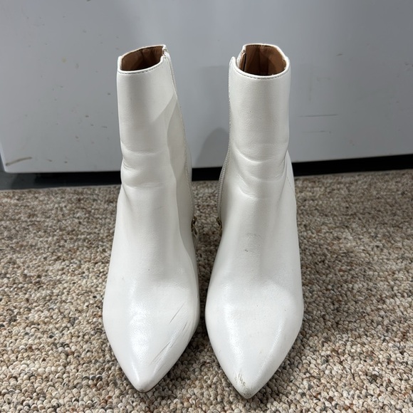 Madden Girl White Booties - Picture 2 of 9